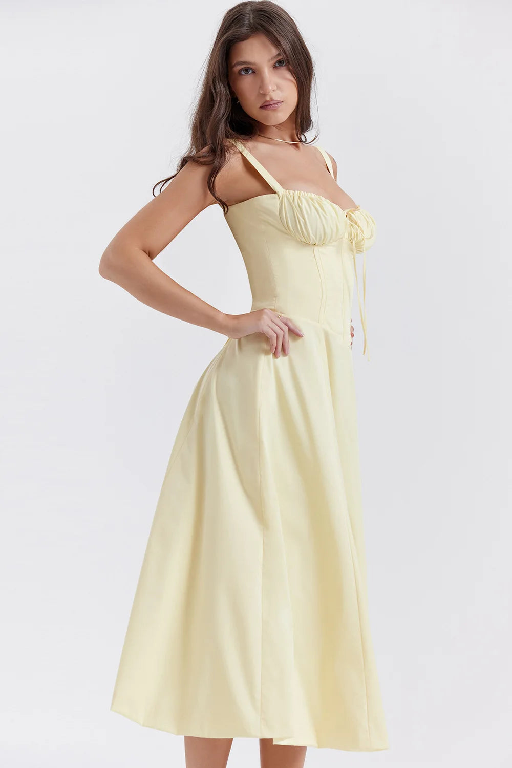The Flora Corset Midi