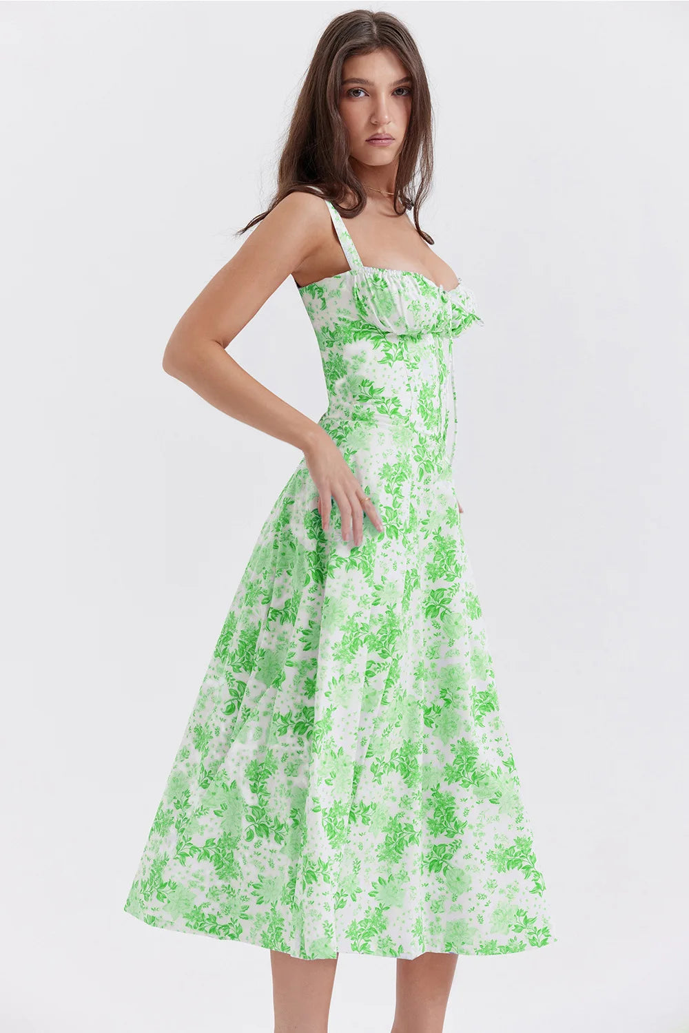 The Flora Corset Midi