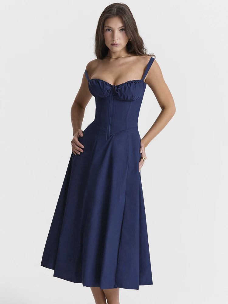 The Flora Corset Midi
