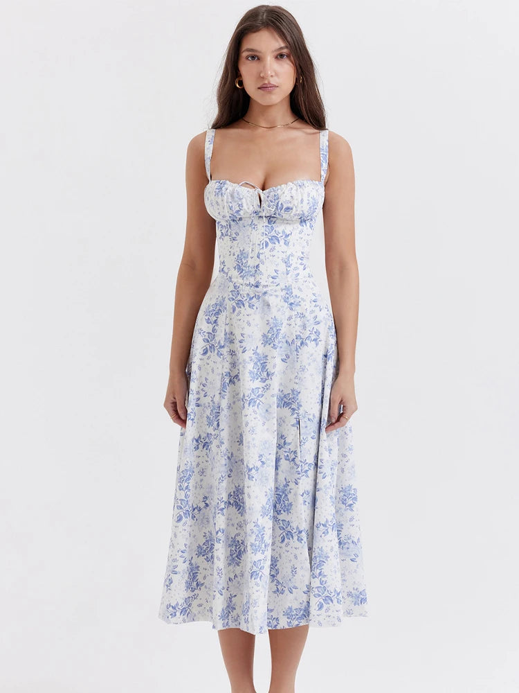 The Flora Corset Midi