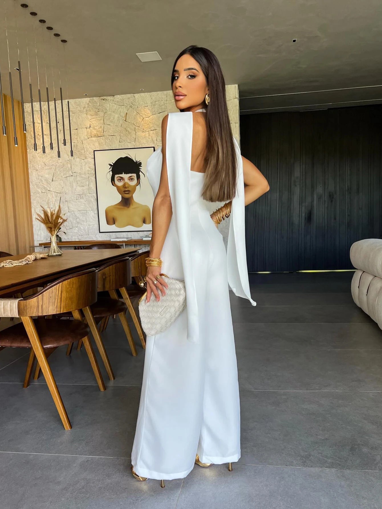 Seraphina Cape Jumpsuit