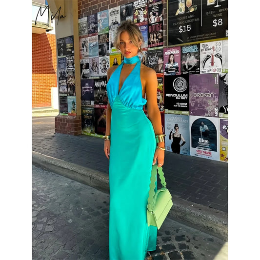 Isla Satin Maxi