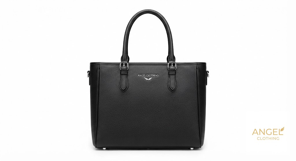 Pebbled Leather Tote Bag