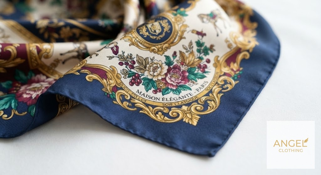 Silk Twill Scarf view 4