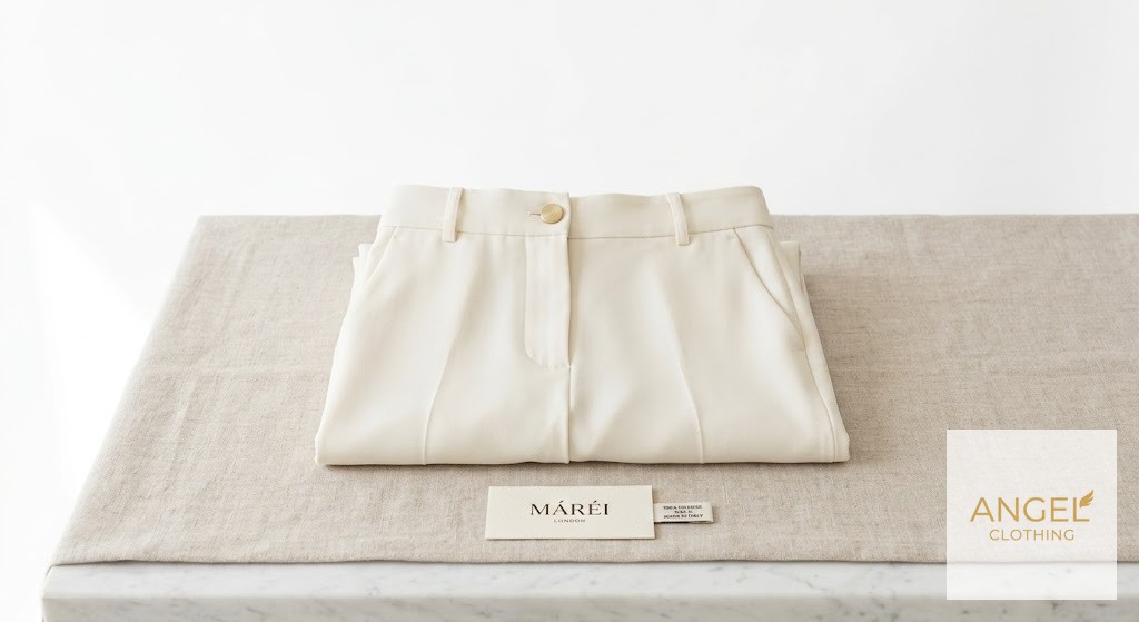 High-Rise Wide-Leg Trousers view 3