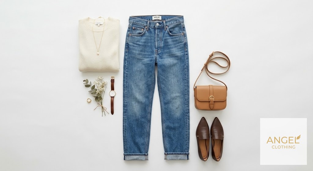 Straight-Leg Ankle Jeans view 6