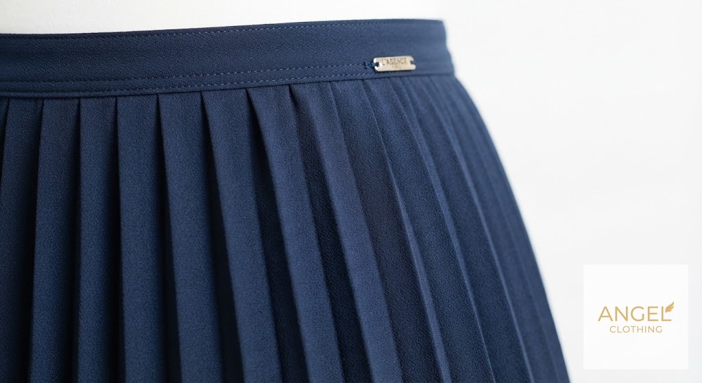 Pleated Midi Skirt view 4