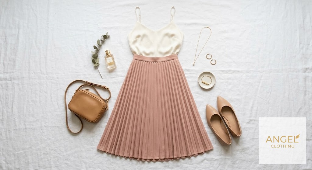 Pleated Midi Skirt view 6