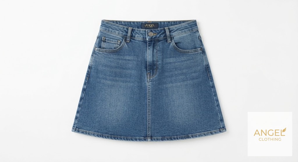 A-Line Denim Skirt