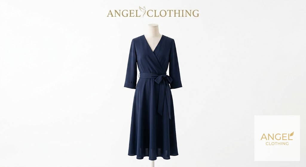 Wrap Midi Dress