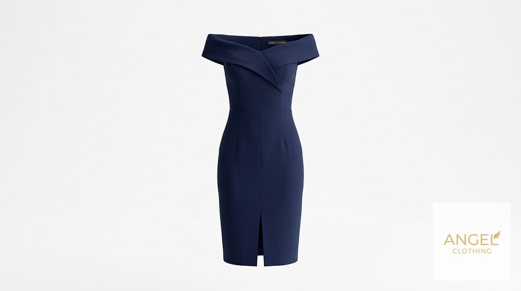 Off-Shoulder Cocktail Dress