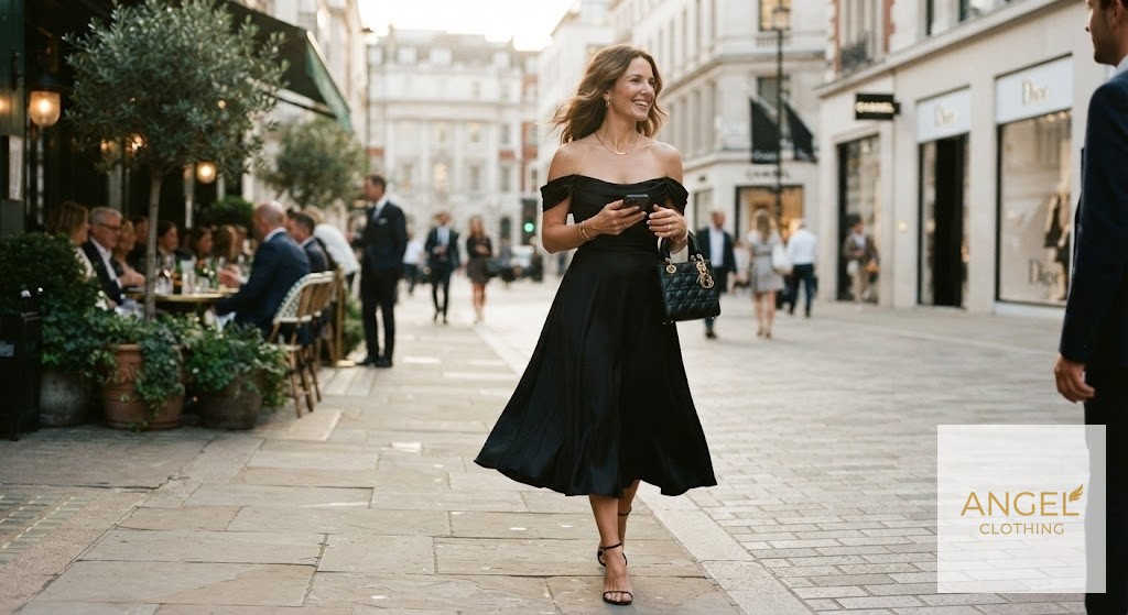 Off-Shoulder Cocktail Dress view 5
