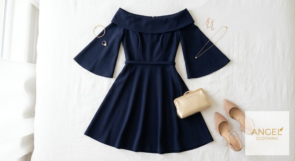 Off-Shoulder Cocktail Dress view 6