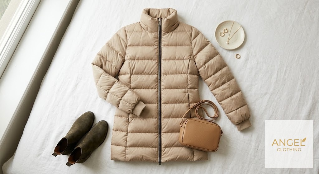 Quilted Puffer Jacket view 6