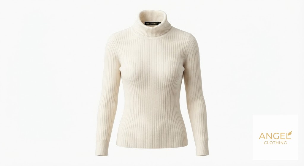 Ribbed Turtleneck Sweater