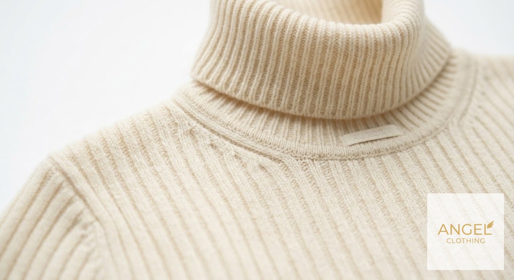 Ribbed Turtleneck Sweater view 4