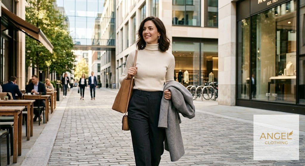 Ribbed Turtleneck Sweater view 5