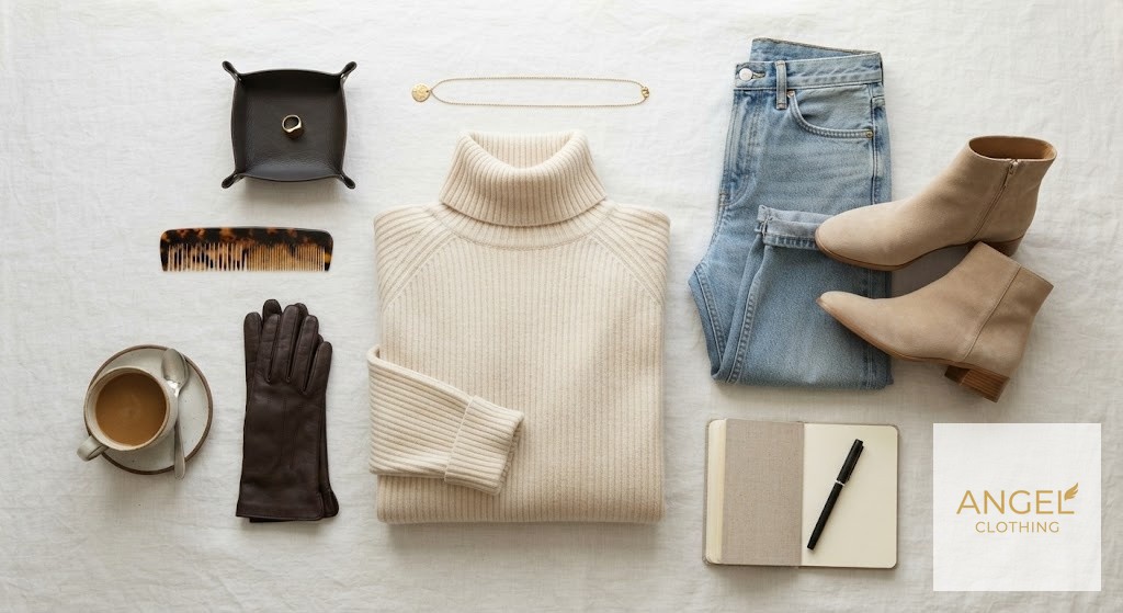 Ribbed Turtleneck Sweater view 6