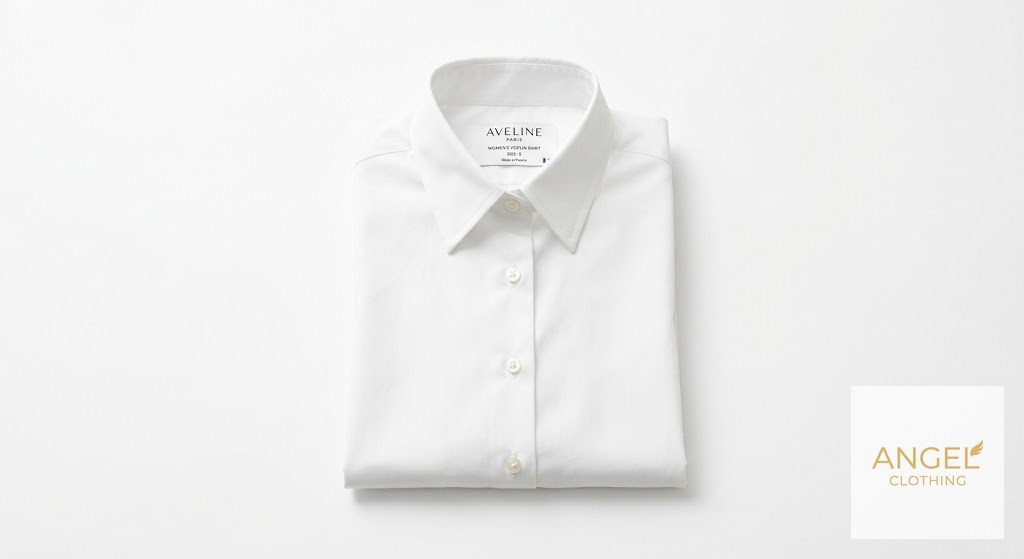 Button-Front Poplin Shirt view 3